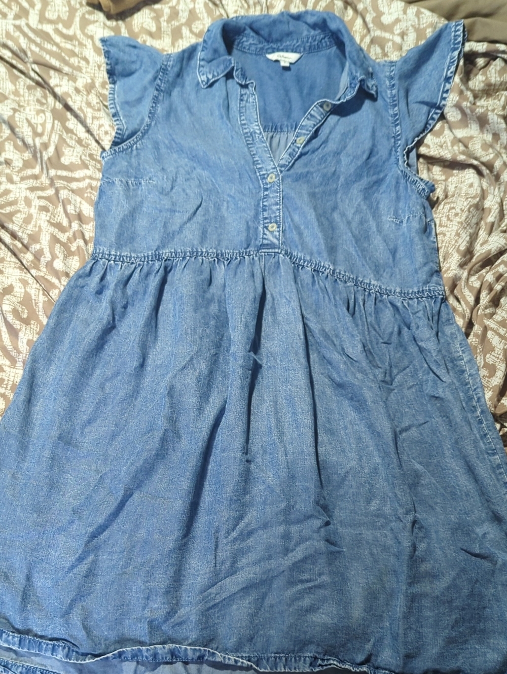 Reitmans Girls' Denim Dress - Light Blue